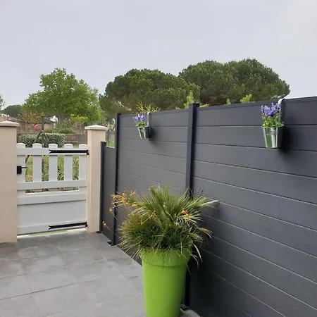 Confort Dans Privee Avec Piscine A 500m De La - Climatisation, Wifi, Parking Feriehus Portiragnes